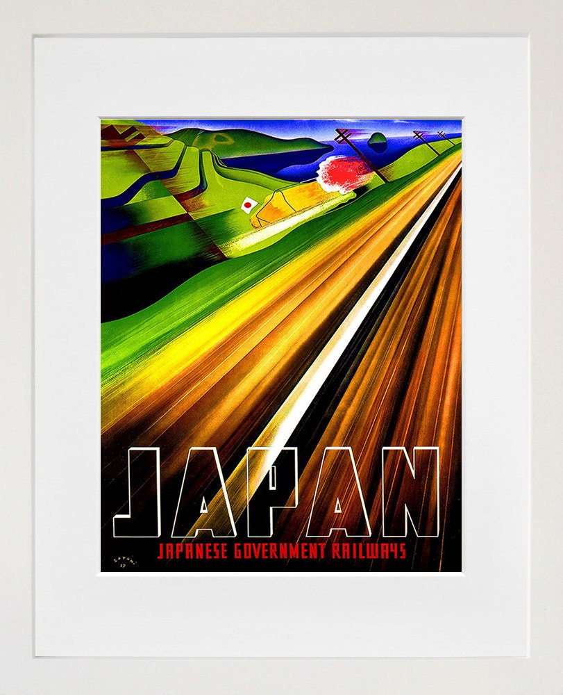 Japan Travel Poster Vintage Art Print (TR19)