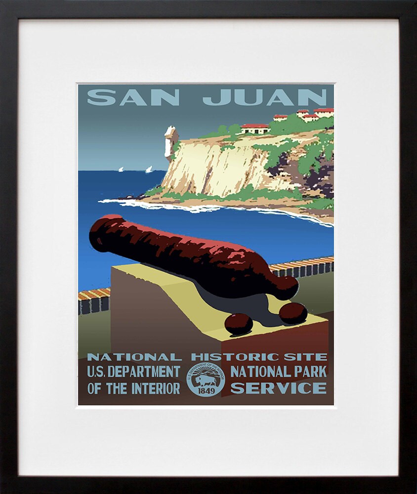 National Park Travel Poster San Juan Art Print (TR62)