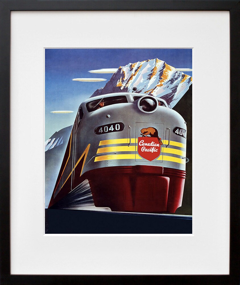 Train Art Travel Poster Railroad Print (TR70)
