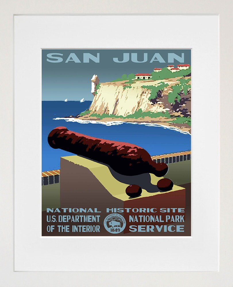 National Park Travel Poster San Juan Art Print (TR62)