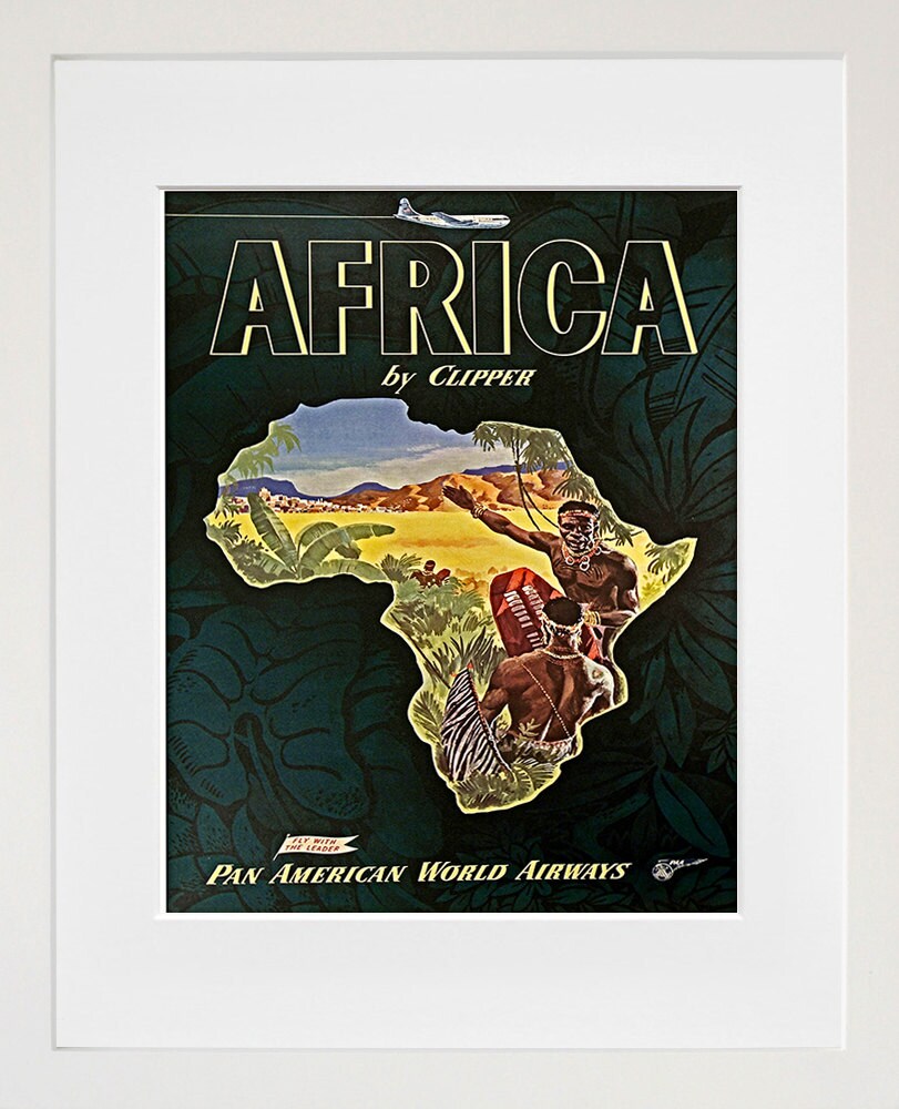 Travel Poster Africa Art Print (ZT5)