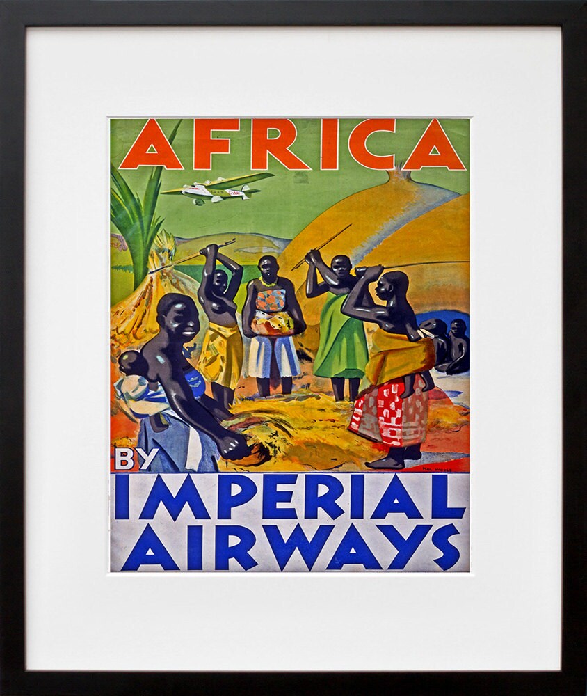 Imperial Airways Africa Poster