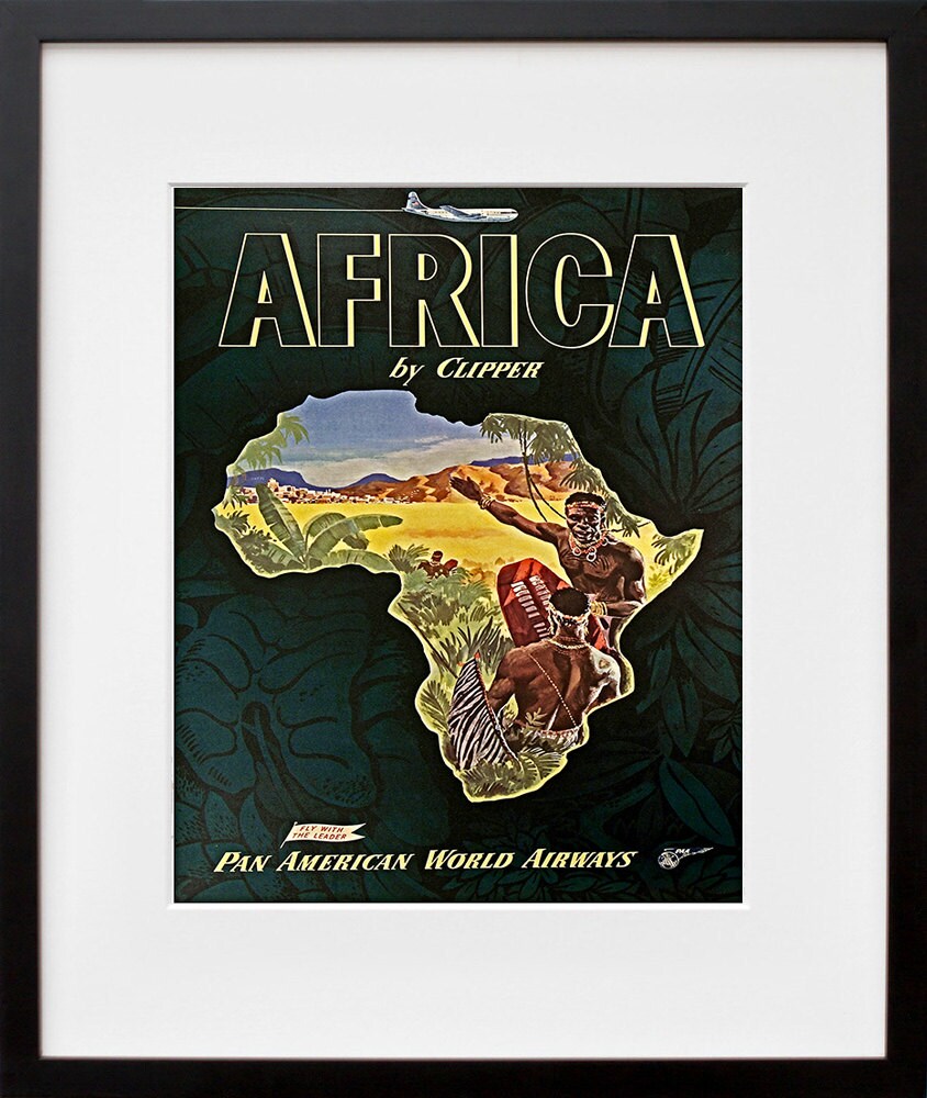 Travel Poster Africa Art Print (ZT5)