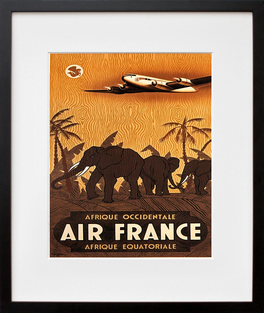 Travel Poster Africa Art Print (ZT8)