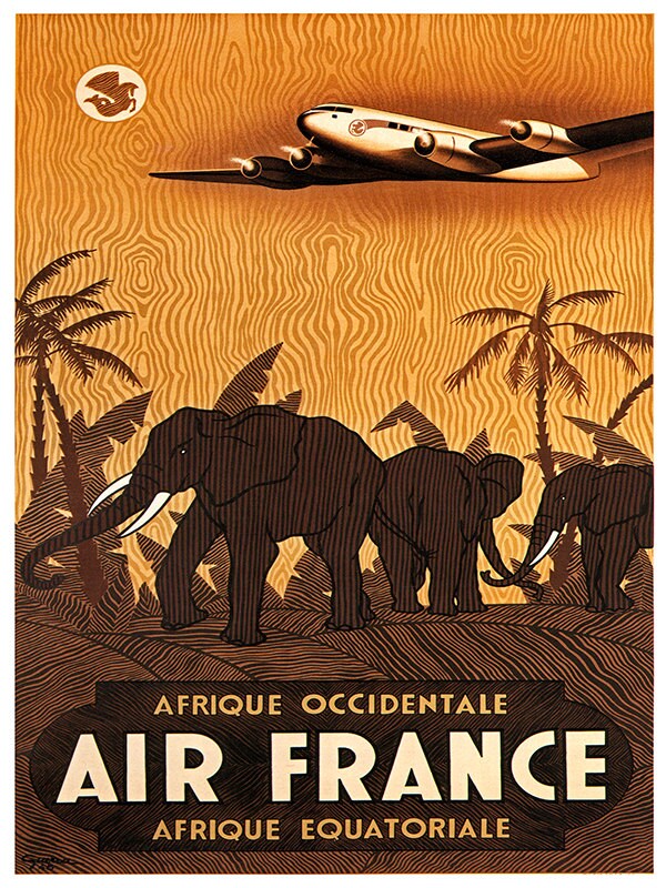 Travel Poster Africa Art Print (ZT8)