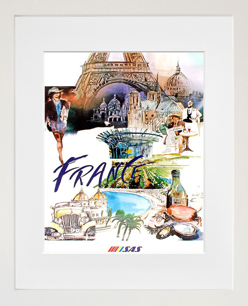 France Poster Art Travel Print (TR36)