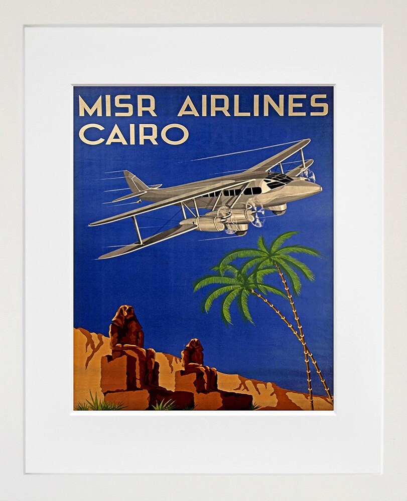 Egypt Travel Poster Airline Tourism Print (TR26)