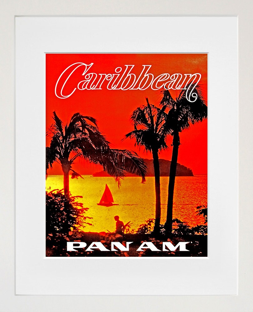 Caribbean Art Travel Poster Tourism Print (TR22)