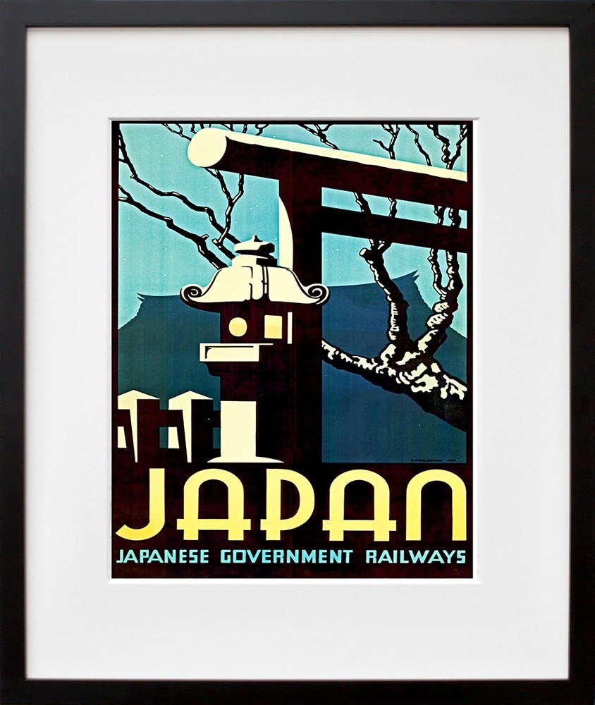 Japanese Art Japan Print Travel Poster (TR54)