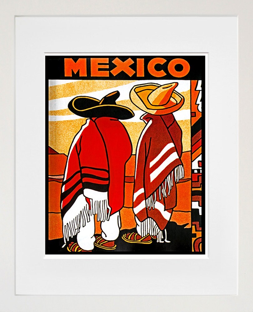 Mexican Art Mexico Print Travel Poster (TR52)