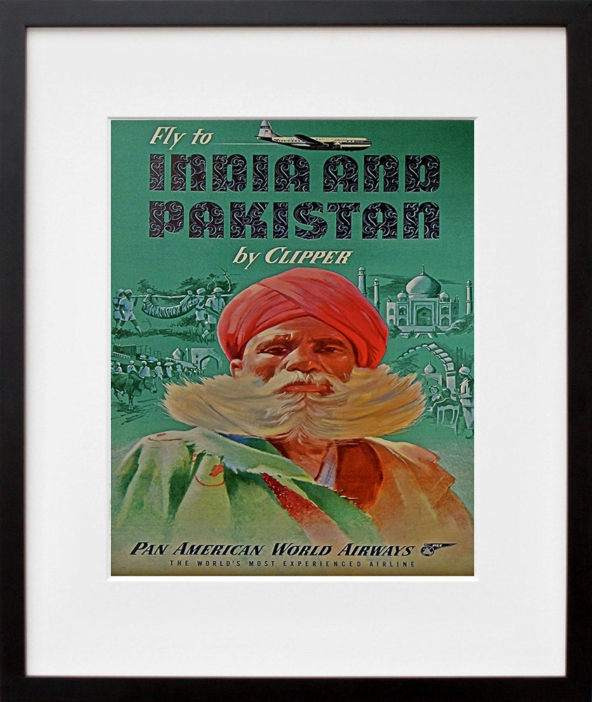 India Art Wall Print Cultural Travel Poster (TR46)