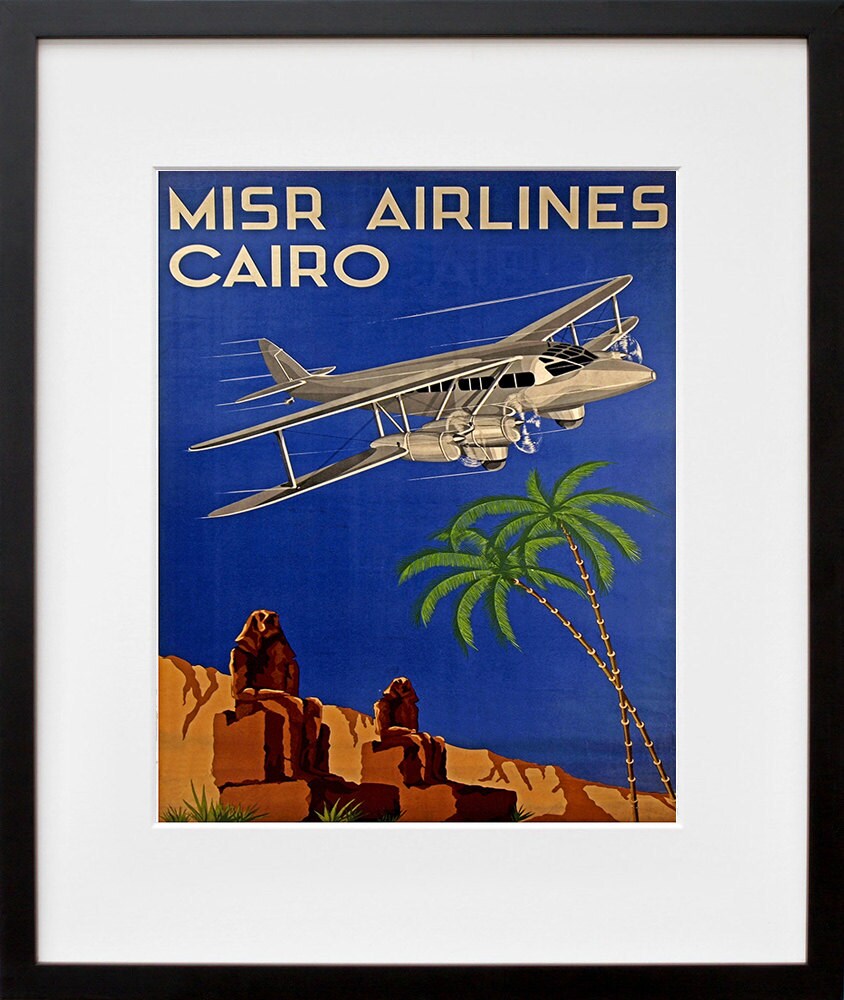 Egypt Travel Poster Airline Tourism Print (TR26)