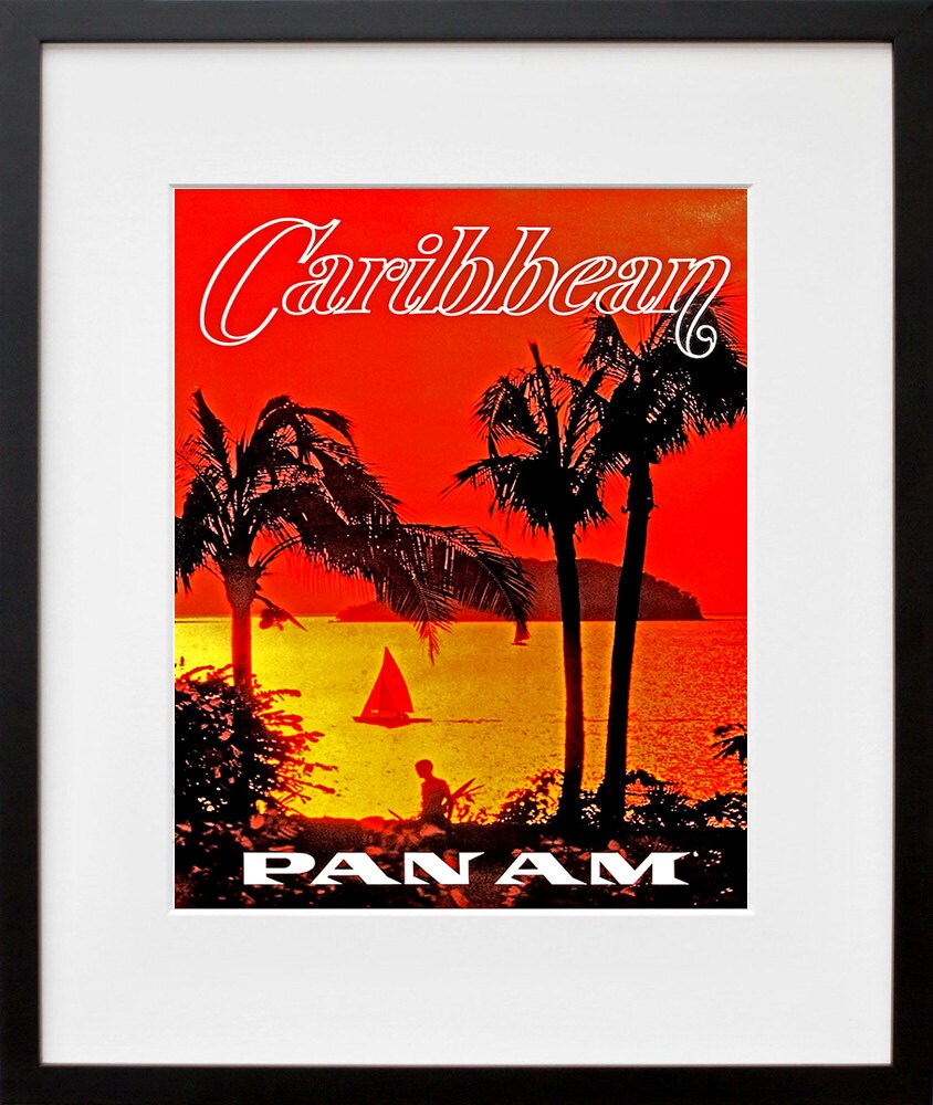 Caribbean Art Travel Poster Tourism Print (TR22)