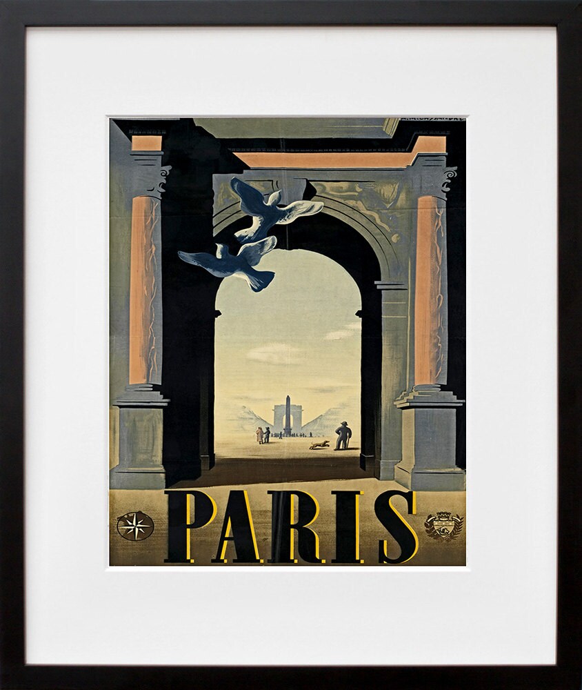 Paris Poster France Wall Art Travel Print (TR57)
