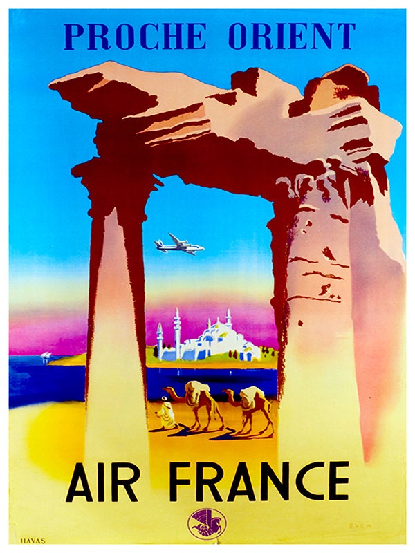 Middle East Art Travel Poster Tourism Print (TR12)