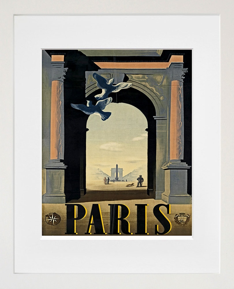 Paris Poster France Wall Art Travel Print (TR57)