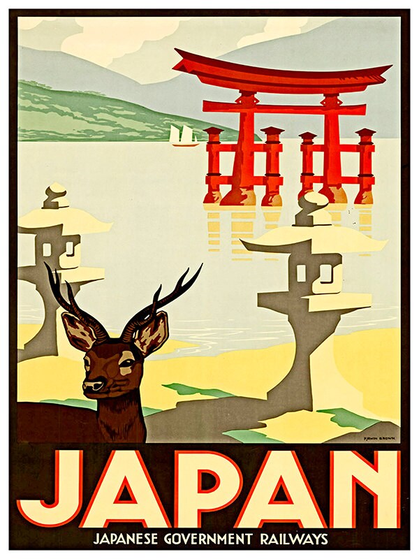 Japan Poster Japanese Wall Art Travel Print (TR56)