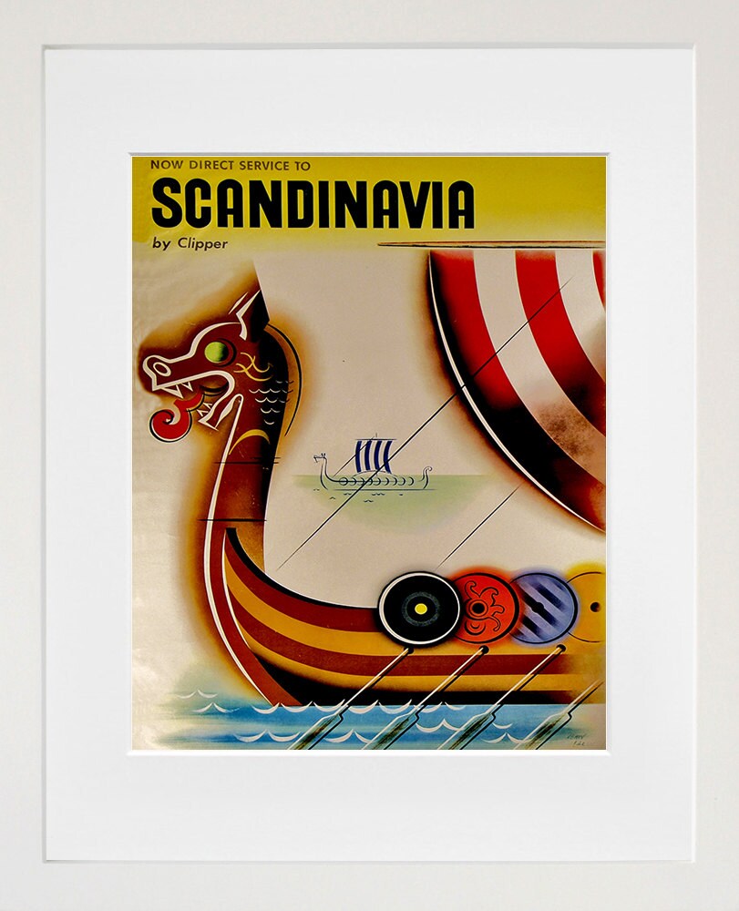 Scandinavia Art Travel Poster Home Decor Print (TR72)