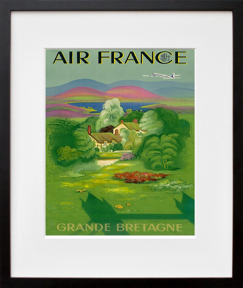 Britain Art Print Vintage Travel Poster (TR82)