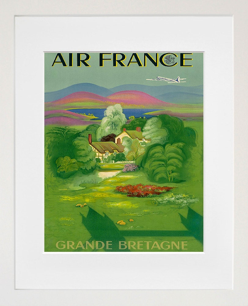 Britain Art Print Vintage Travel Poster (TR82)