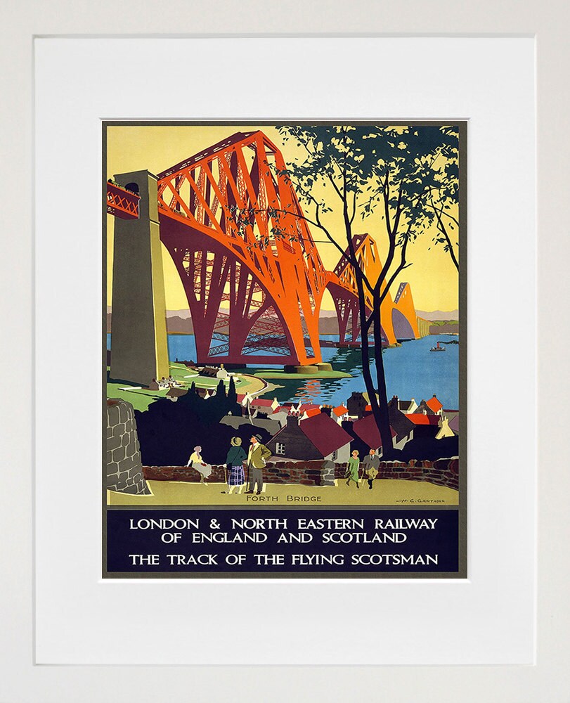 Scotland Wall Art Print Scottish Vintage Travel Poster (TR75)