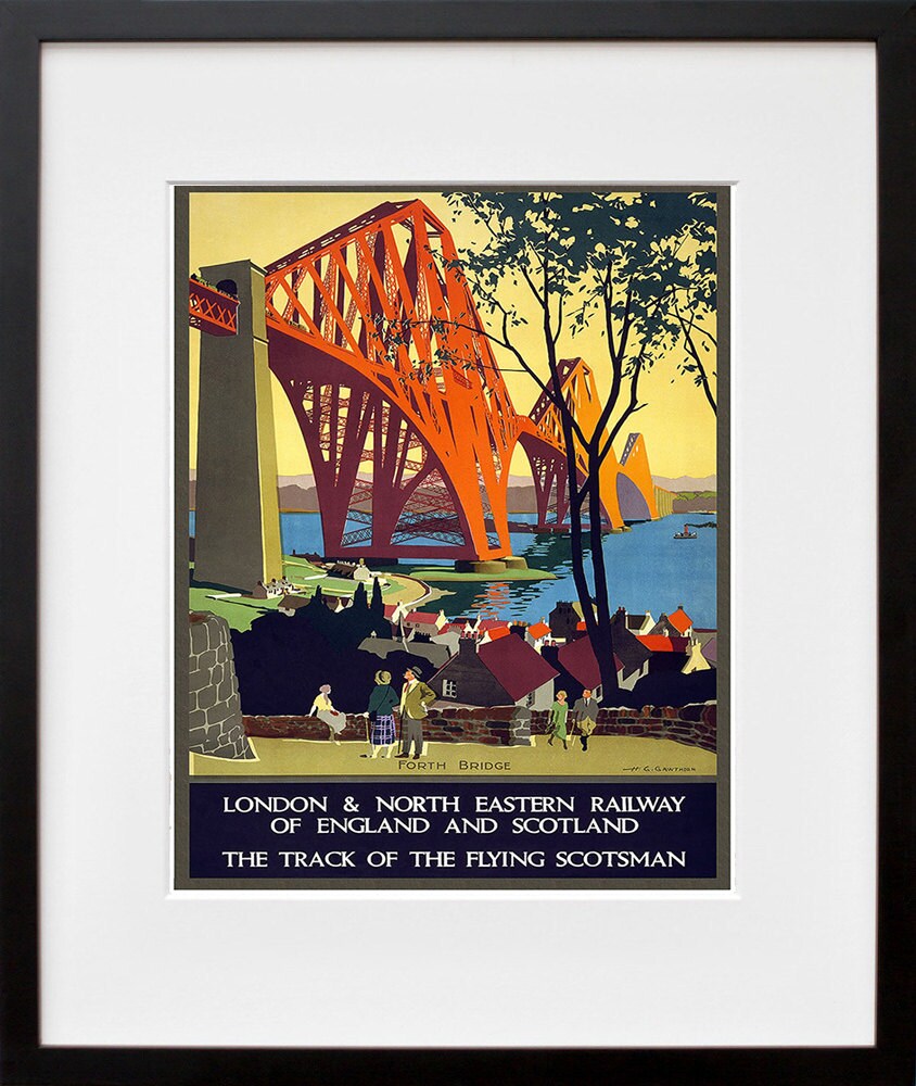 Scotland Wall Art Print Scottish Vintage Travel Poster (TR75)