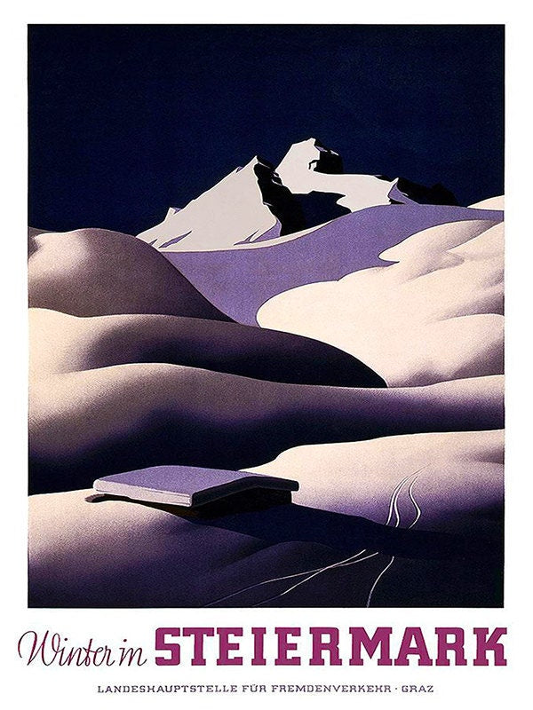 Austria Wall Art Print Styria Vintage Travel Poster (TR110)