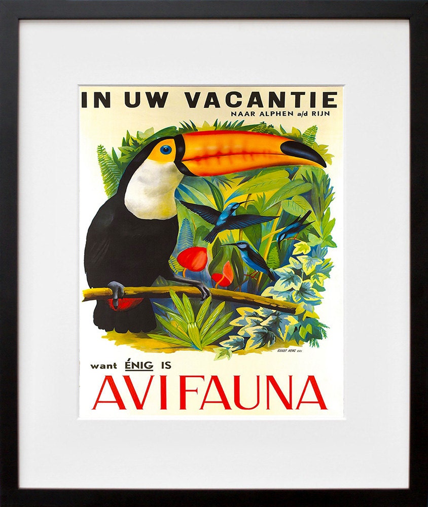 Holland Art Print Netherlands Vintage Travel Poster (TR108)