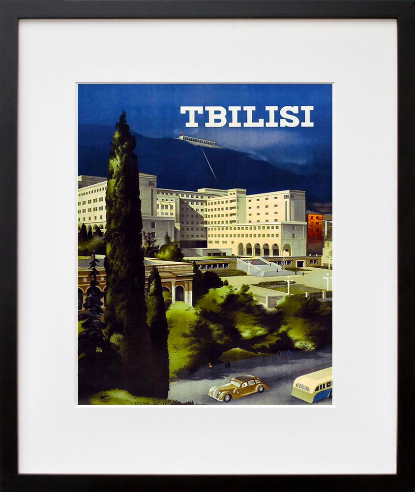 Russia Travel Art Vintage Poster Print (TR130)