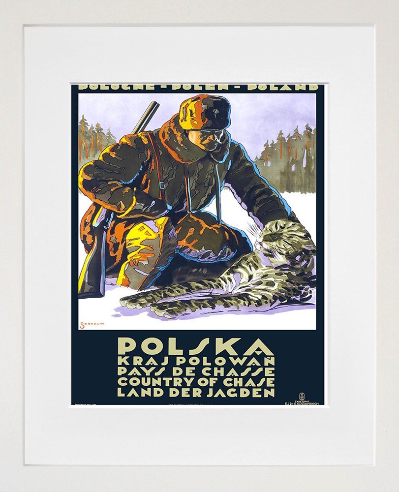 Poland Art Print Polish Travel Poster (TR104)