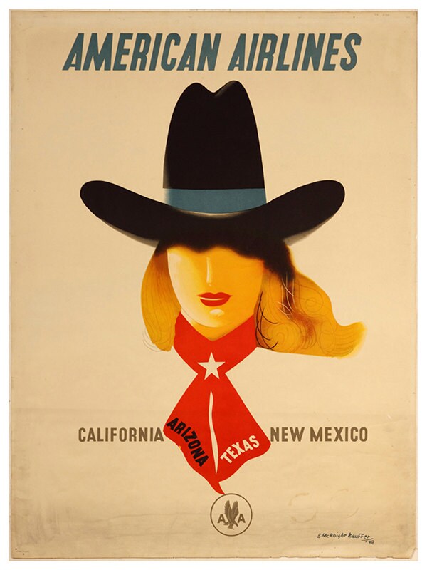 Western Travel Art Vintage Texas Poster Print (TR124)