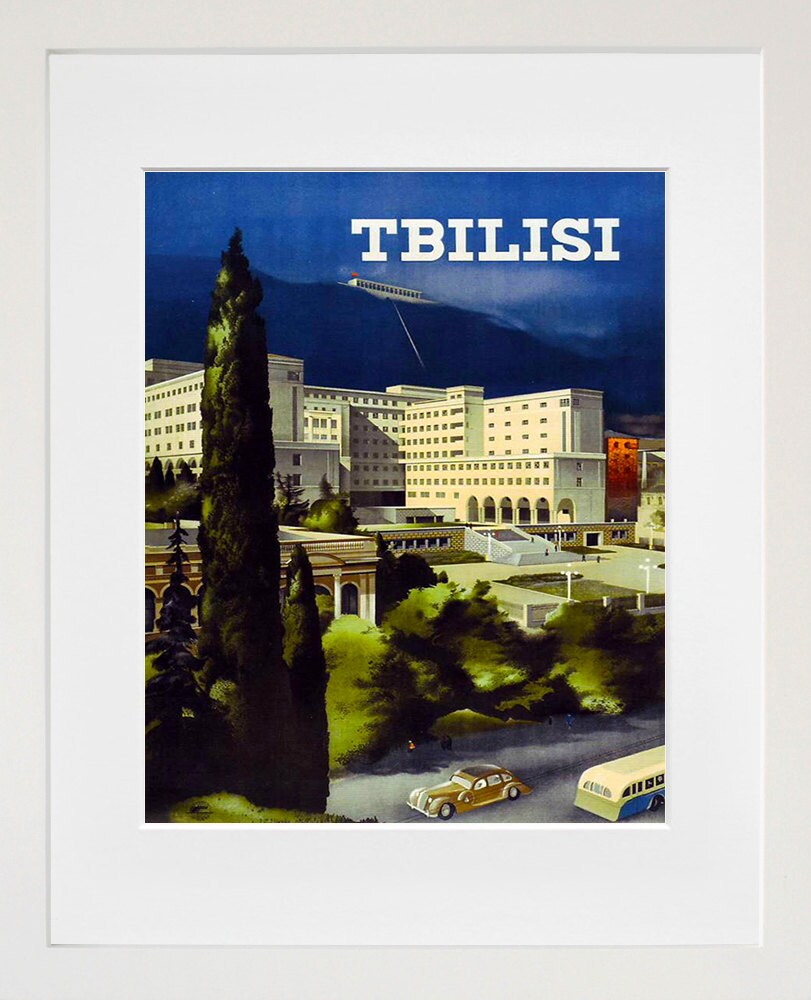 Russia Travel Art Vintage Poster Print (TR130)