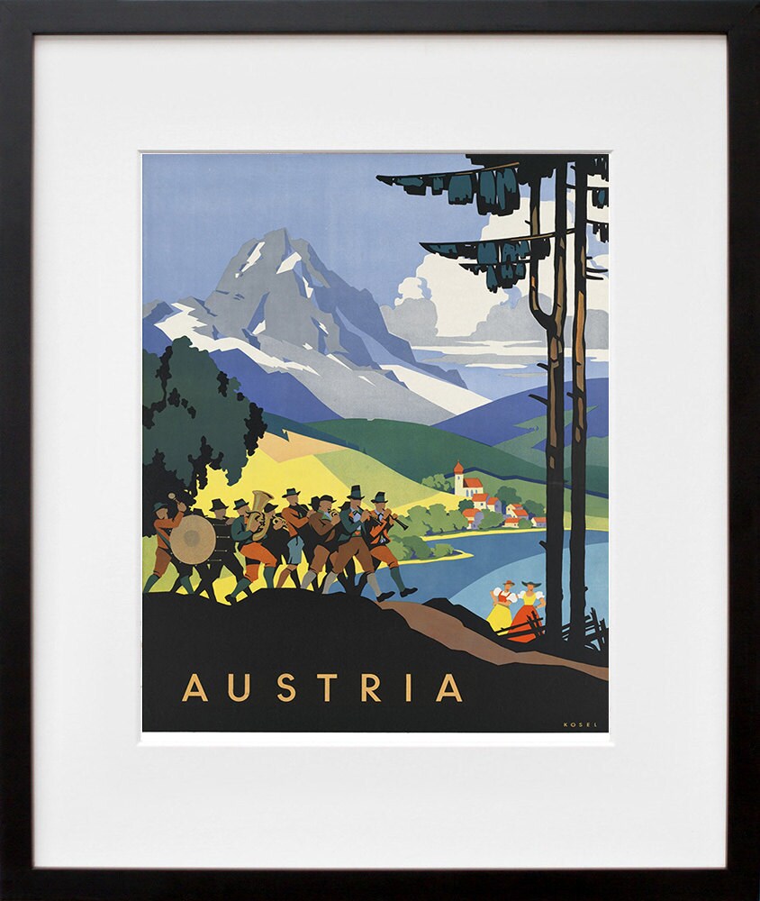 Austria Travel Poster