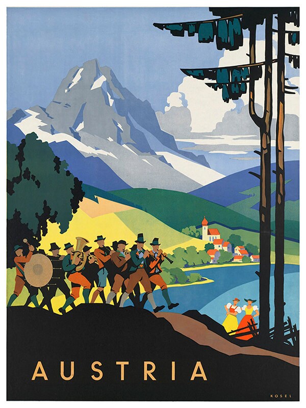 Austria Travel Poster