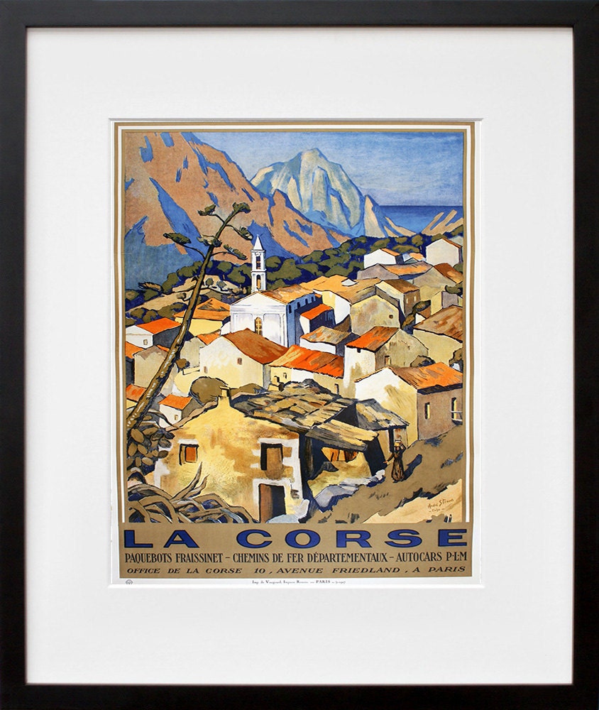 Travel Art France Print Poster French Vintage Home Decor (XR79)