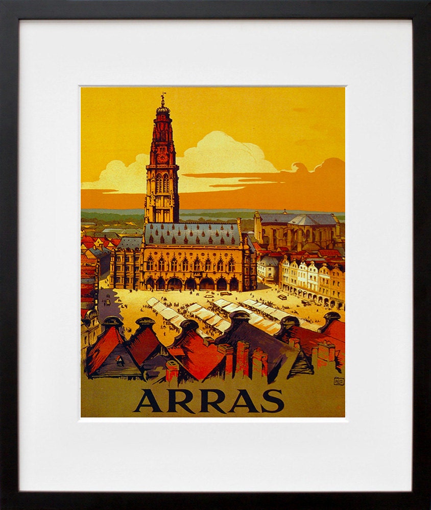 Travel Art French Print Poster France Vintage Home Decor (XR82)