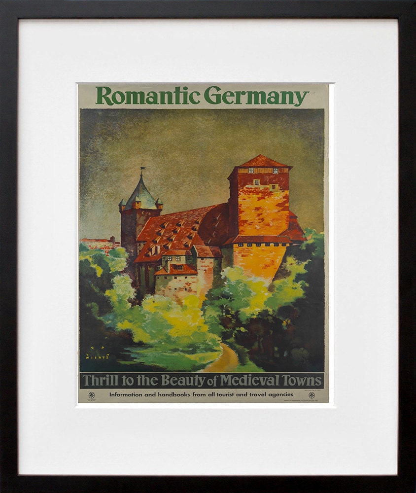 Travel Art Germany Print Romantic Poster Home Decor (XR72)