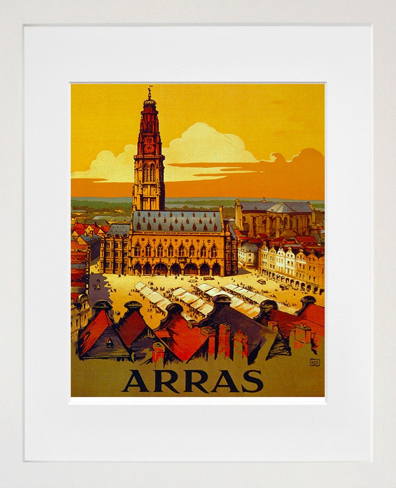 Travel Art French Print Poster France Vintage Home Decor (XR82)