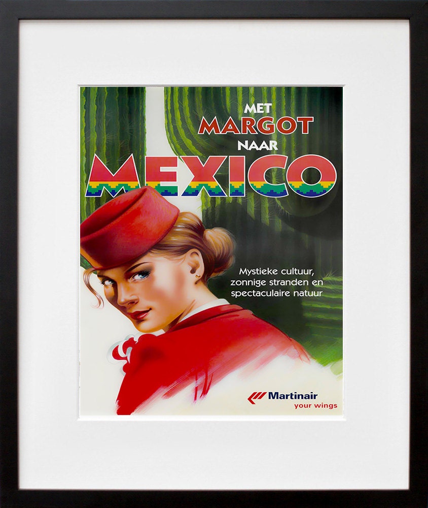 Travel Art Mexico Print Poster Mexican Vintage Home Decor (XR92)