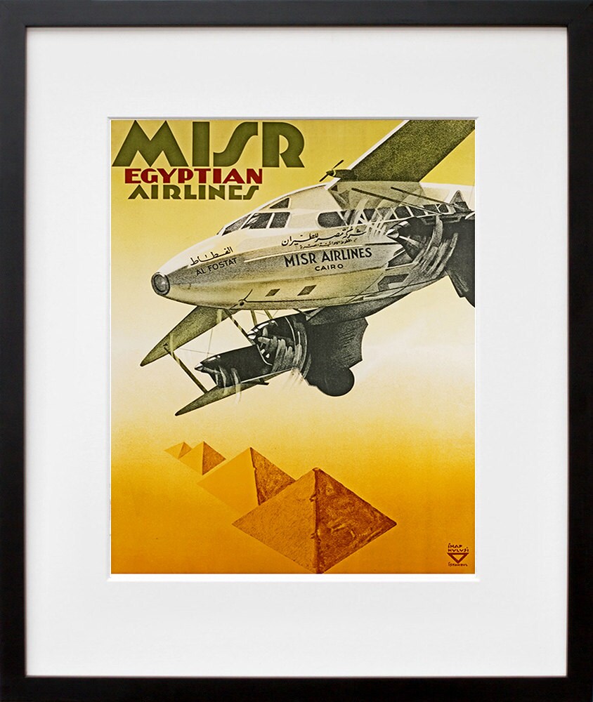 Art Egypt Travel Poster Egyptian Vintage Print (ZT162)