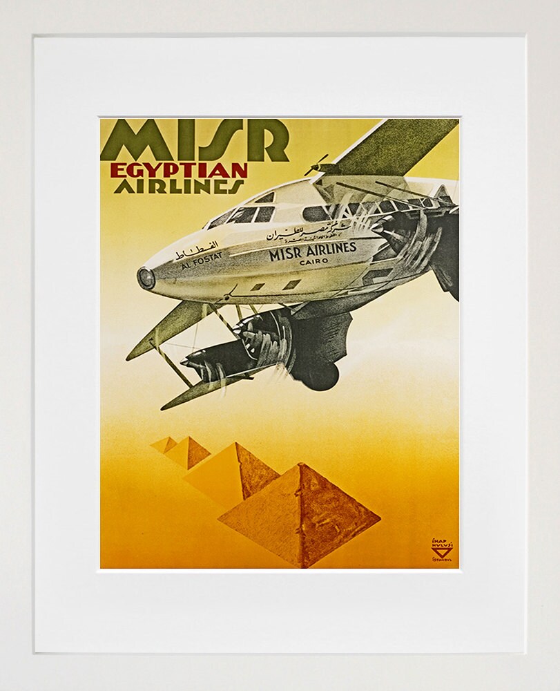 Art Egypt Travel Poster Egyptian Vintage Print (ZT162)