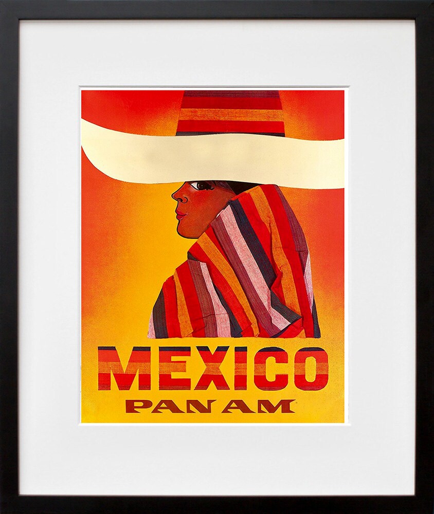 Art Mexican Travel Print Mexico Vintage Poster (TR157)