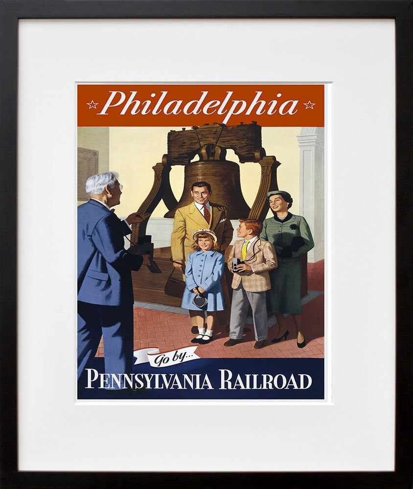 Art Philadelphia Travel Print America Vintage Poster (TR151)