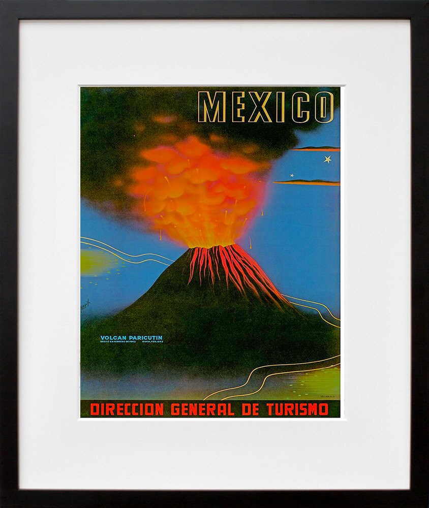Art Mexico Travel Print Mexican Vintage Poster (TR150)