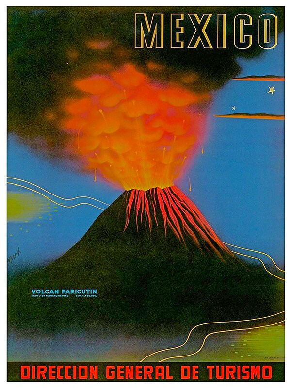 Art Mexico Travel Print Mexican Vintage Poster (TR150)