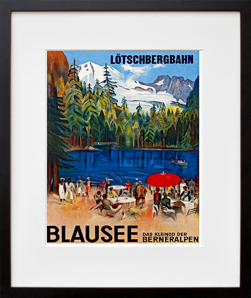 Art Swiss Travel Poster Switzerland Print Vintage (ZT245)