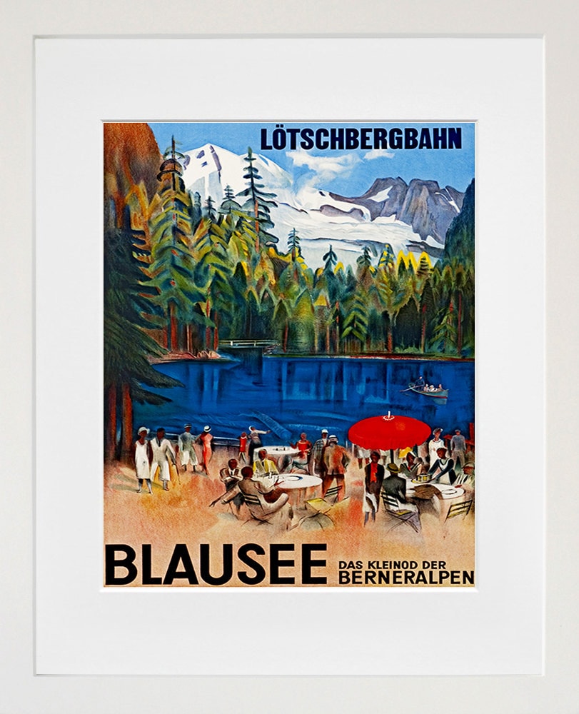 Art Swiss Travel Poster Switzerland Print Vintage (ZT245)