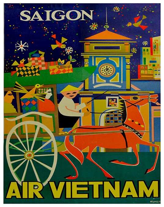 Vietnam Travel Poster Art Print Asian Home Decor (XR105)