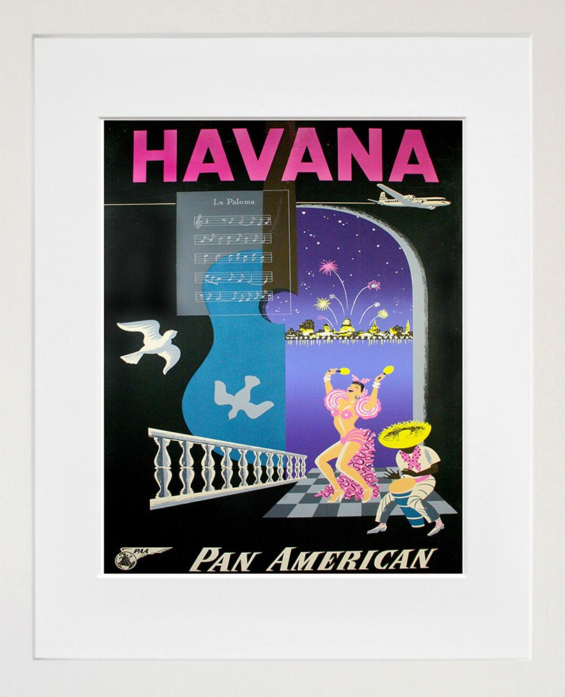 Cuba Art Print Havana Home Decor Travel Poster (XR110)