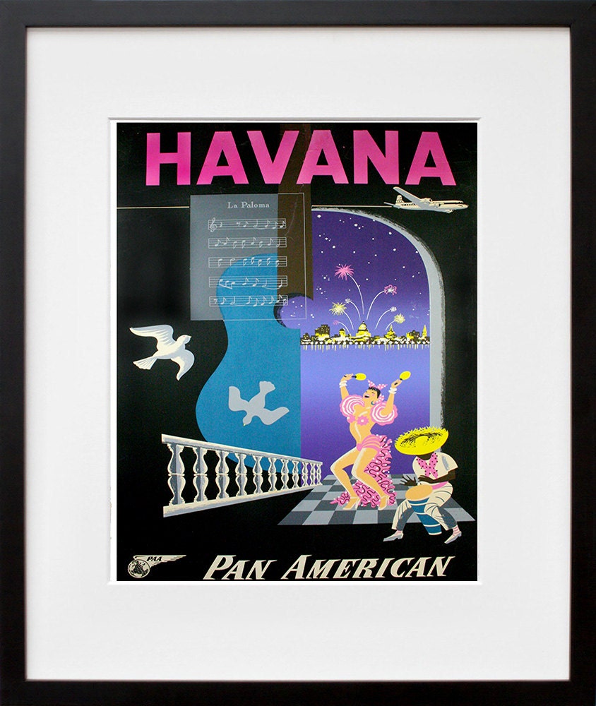 Cuba Art Print Havana Home Decor Travel Poster (XR110)